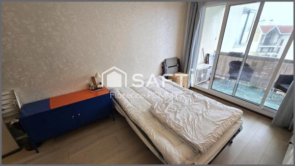 Arcachon – Studio 19 m² climatisé avec balcon – Idéal investissement / pied-à-terre