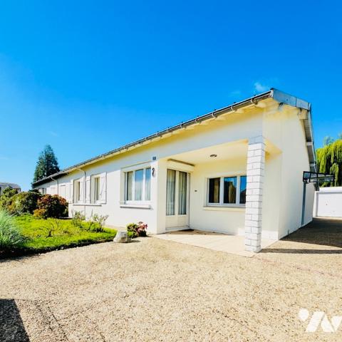 TOURS NORD – Maison de plain-pied avec jardin exposé Sud et garage