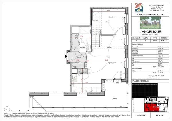 Appartement T5 et plus