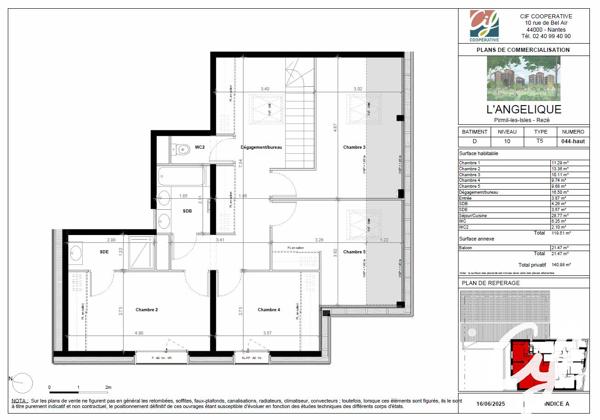 Appartement T5 et plus
