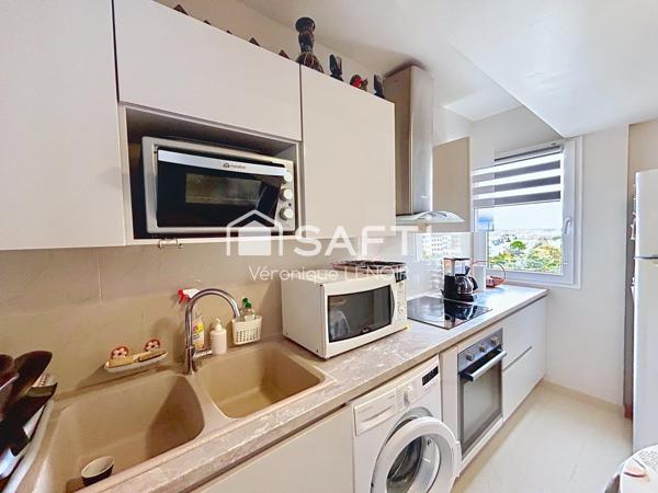 CHATOU - Hauts de Chatou : Beau 2P de 61m2 avec vaste TERRASSE dans une résidence sécurisée