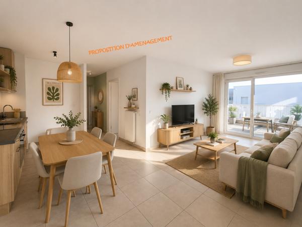 Appartement 4 pièce(s) 3 chambre(s) 74 m²