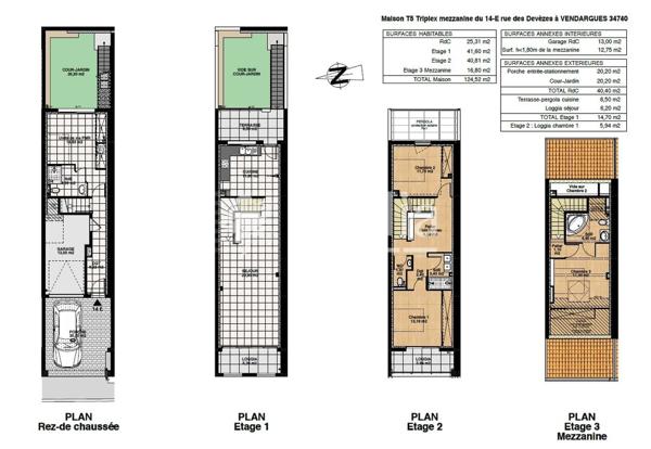 Maison/villa · Location Vendargues (34740) 5 pièces · 125m²