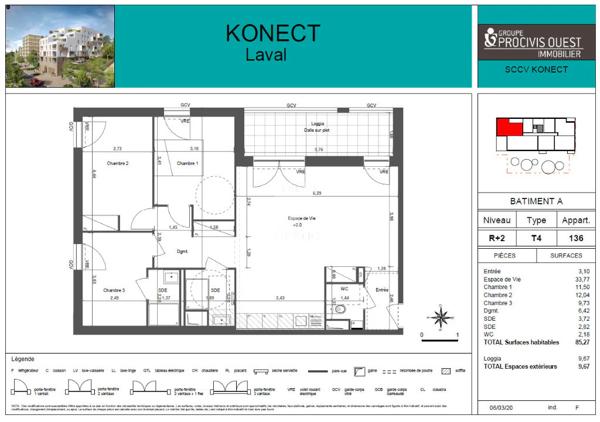 Appartement à louer à Laval (53000)