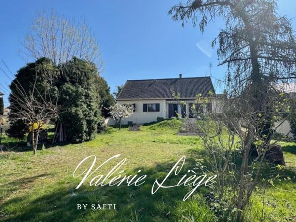 Rare! Maison de plain-pied sur un grand  terrain