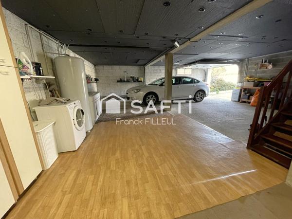 Maison en trés bon état avec sous-sol et jardin