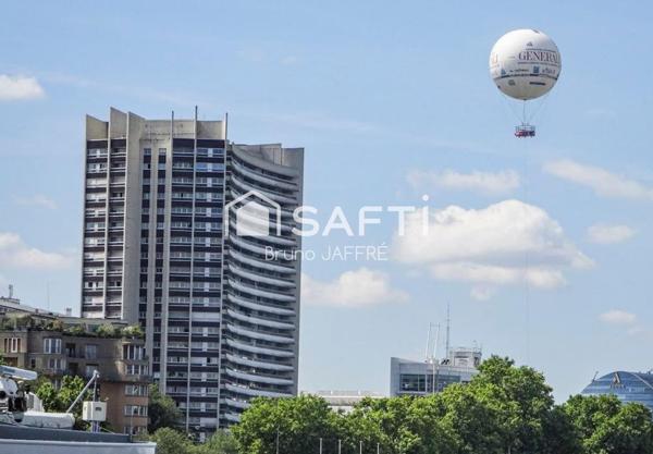 Appartement 49m², avec terrasse et vue sur la Seine sans vis-à-vis + parking