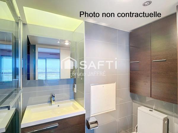 Appartement 49m², avec terrasse et vue sur la Seine sans vis-à-vis + parking