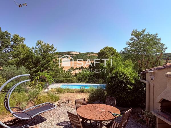 Maison, gîte, vue, terrain construisible, piscine