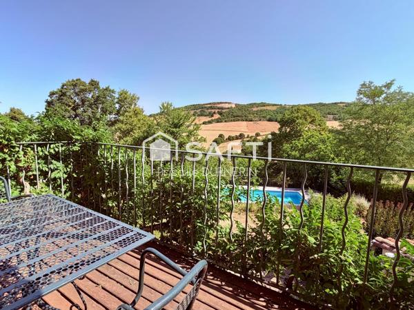 Maison, gîte, vue, terrain construisible, piscine