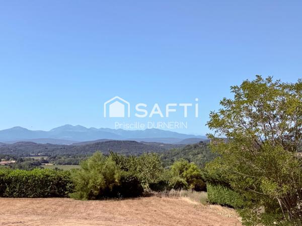 Maison, gîte, vue, terrain construisible, piscine