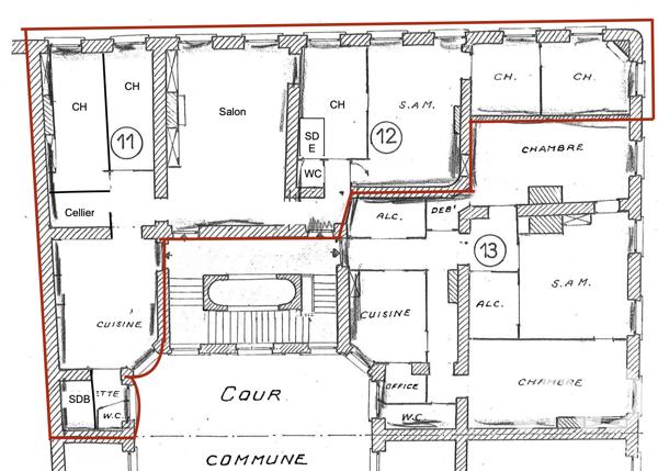 Appartement à vendre 7 pièces 163,05 m² Lyon 1