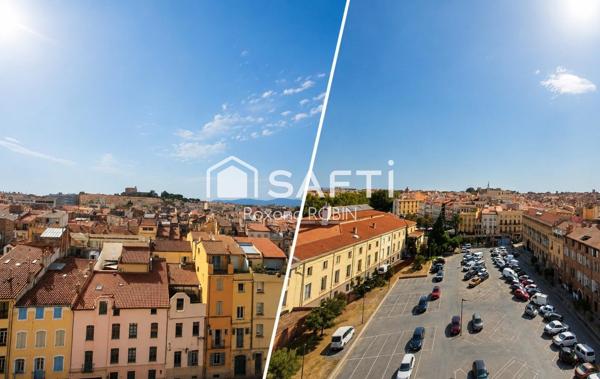 66000 Perpignan, T3 , place Arago, vue panoramique