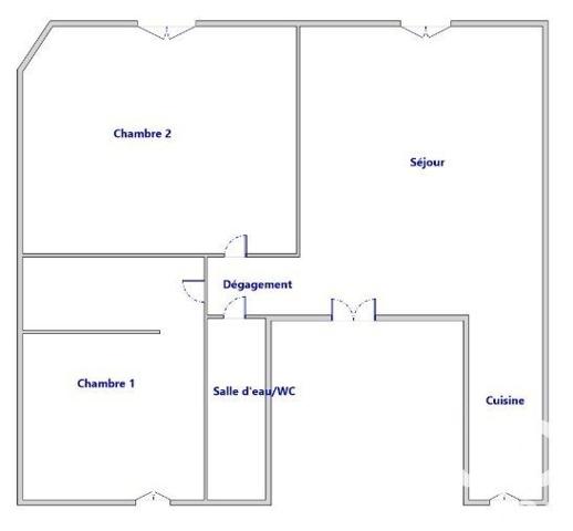 Appartement 3 pièces de 63 m² à Auriol (13390)