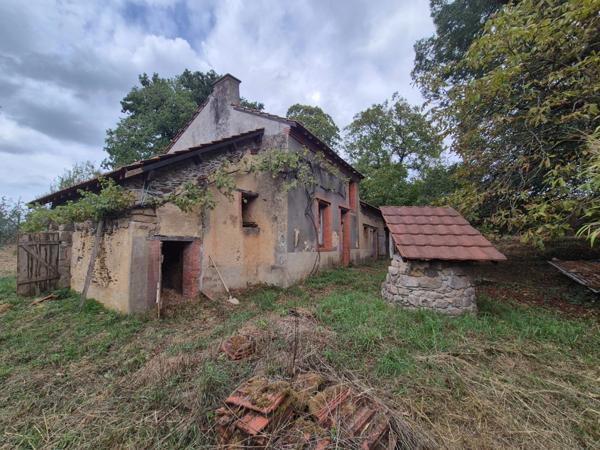 Maison à rénover 3 pièces NOUZIERS (23) terrain 4100 m² 3h30 Paris