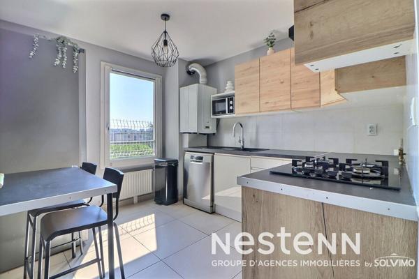 Appartement T3, Saint-Priest Centre Ville, 74m2, Balcon, Garage fermé en sus