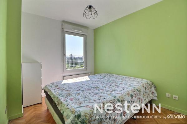 Appartement T3, Saint-Priest Centre Ville, 74m2, Balcon, Garage fermé en sus