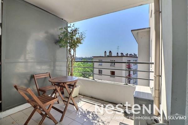Appartement T3, Saint-Priest Centre Ville, 74m2, Balcon, Garage fermé en sus