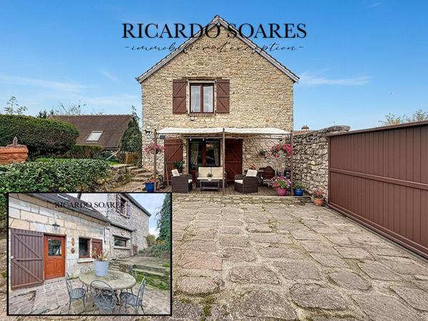 60700 PONTPOINT / LONGÈRE EN PIERRES 126m² / 4 CHAMBRES / TERRAIN 2995m²