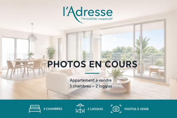 Appartement 3 chambres en dernier étage avec 2 loggias et 2 places parking privatif - Poitiers
