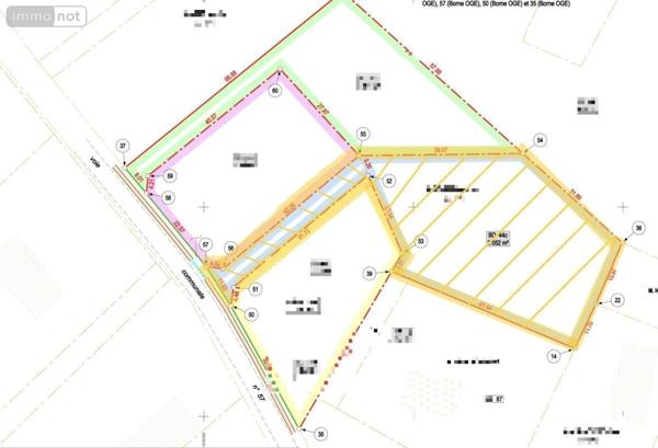 Terrain à Batir à vendre à Saint-Junien en Haute-Vienne (87200), ref : 87056-663
