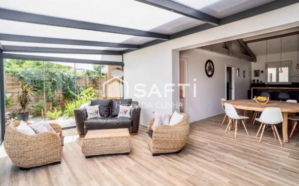 Maison bois au calme avec piscine et jacuzzi