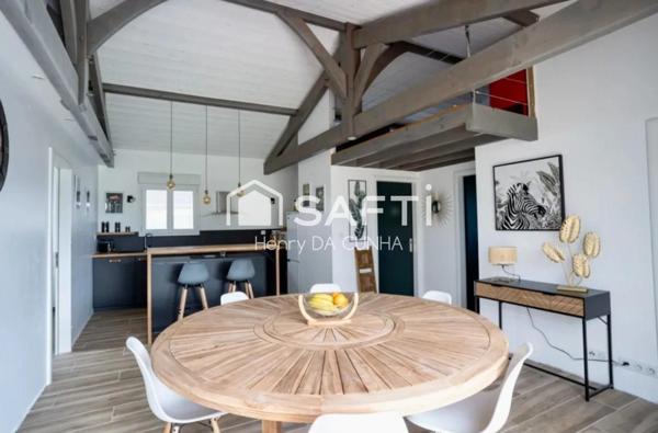 Maison bois au calme avec piscine et jacuzzi