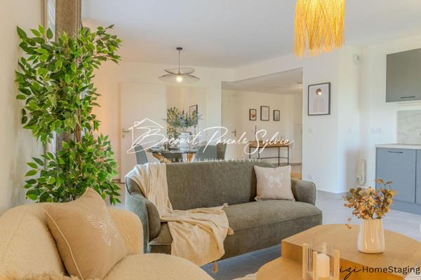 APPARTEMENT T3- 74,71 m² Idéalement situé: 242000  avec 2 terrasses et jardin , double  parkings. Très Grand confort MONTEUX (84170)