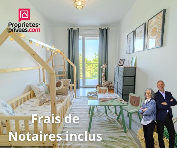 APPARTEMENT T3- 74,71 m² Idéalement situé: 242000  avec 2 terrasses et jardin , double  parkings. Très Grand confort MONTEUX (84170)
