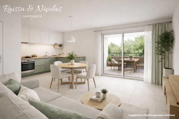 T2 45 m² avec grande varangue + parking - Rémire-Montjoly