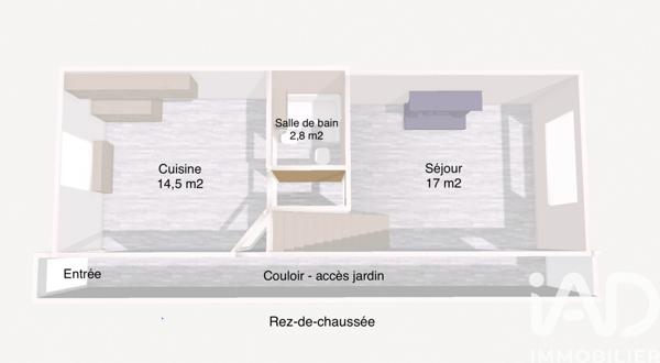 Maison à vendre 3 pièces 88 m² Saint-Menges