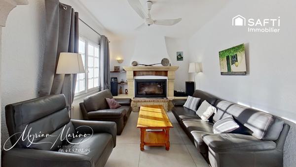 VILLA VUE MER AVEC PISCINE - SAINT AYGULF  (83370)