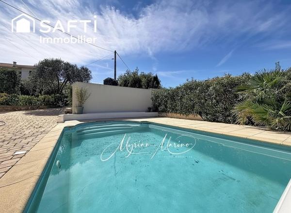 VILLA VUE MER AVEC PISCINE - SAINT AYGULF  (83370)