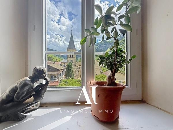 Maison individuelle 9 pièces, 237 m²  utiles, 2 grandes pièces de vie, 2 terrasses, jardin, cave, atelier, combles aménagées, idéale résidence principale ou secondaire dans un cadre naturel exceptionnel , CHALEY 01230