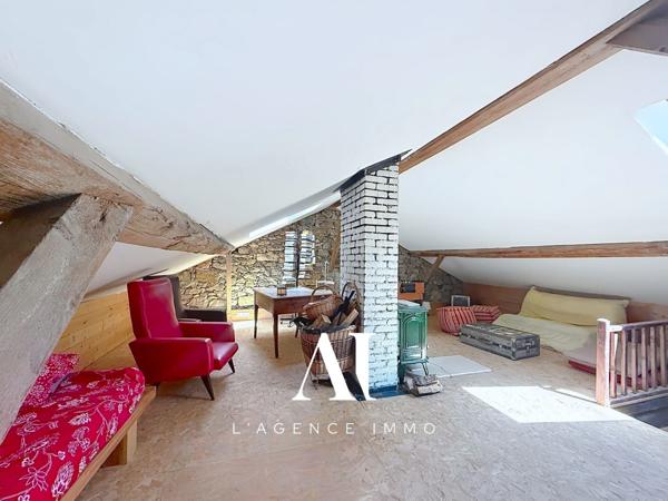 Maison individuelle 9 pièces, 237 m²  utiles, 2 grandes pièces de vie, 2 terrasses, jardin, cave, atelier, combles aménagées, idéale résidence principale ou secondaire dans un cadre naturel exceptionnel , CHALEY 01230