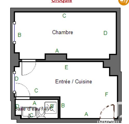 Appartement à vendre 2 pièces 27 m² Paris 11