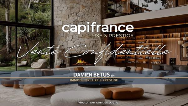 Maison à vendre 7 pièces proche de SAINT GILLES CROIX DE VIE (85), piscine à débordement, parc