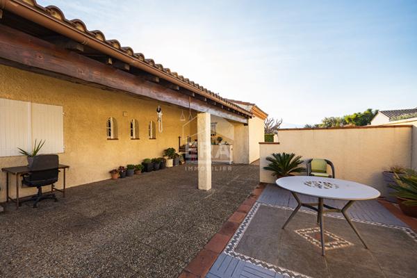 Maison à vendre à Pollestres -plain pied- 4 faces