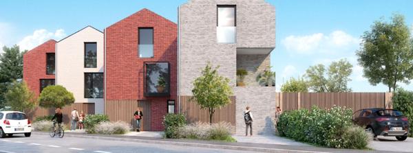 Maisons neuves avec jardin en lisière de parc Villejuif Proche métro lignes 14 et 15