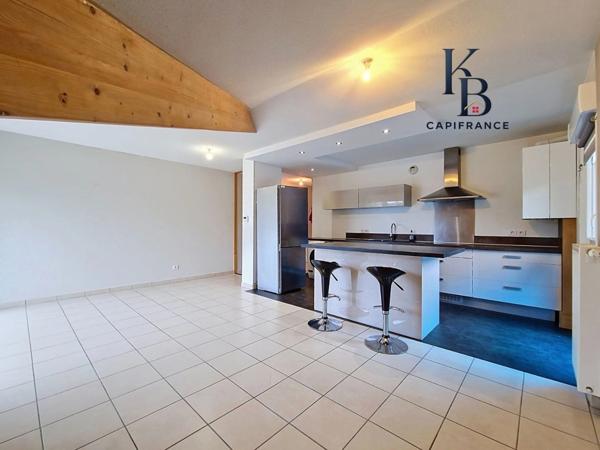 SAINT MARTIN BELLEVUE - A LOUER - T3 avec garage - Location meublée