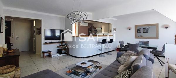 Lumineux T3 de 93 m² à Frontignan