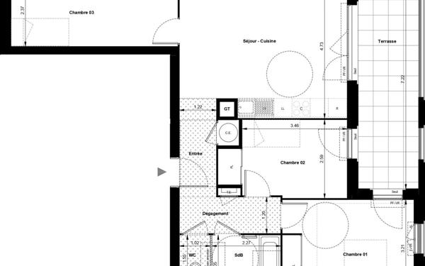 Appartement à vendre    4 pièces • 76,19 m2 Avignon