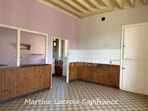 Dpt SARTHE (72), à vendre BOESSÉ LE SEC - MAISON DE VILLAGE P6 de 138 m² - Terrain de 1019 M²