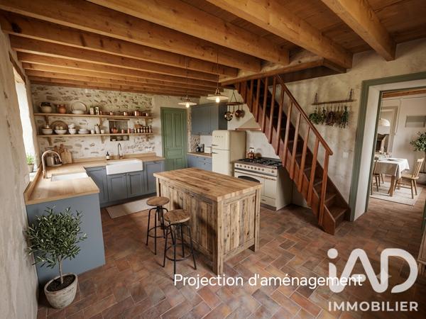 Maison à vendre 3 pièces 88,64 m² Azay-sur-Cher